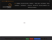 Tablet Screenshot of grouptrays.com